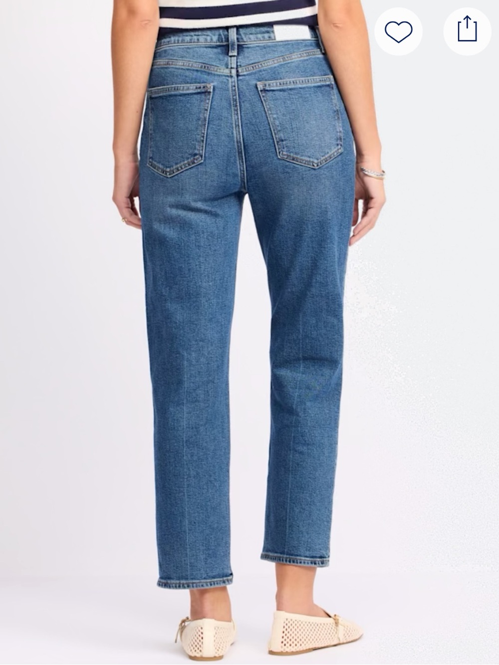 Pistola Charlie Rigid High Rise Ankle Straight Jean - Picture 2 of 6